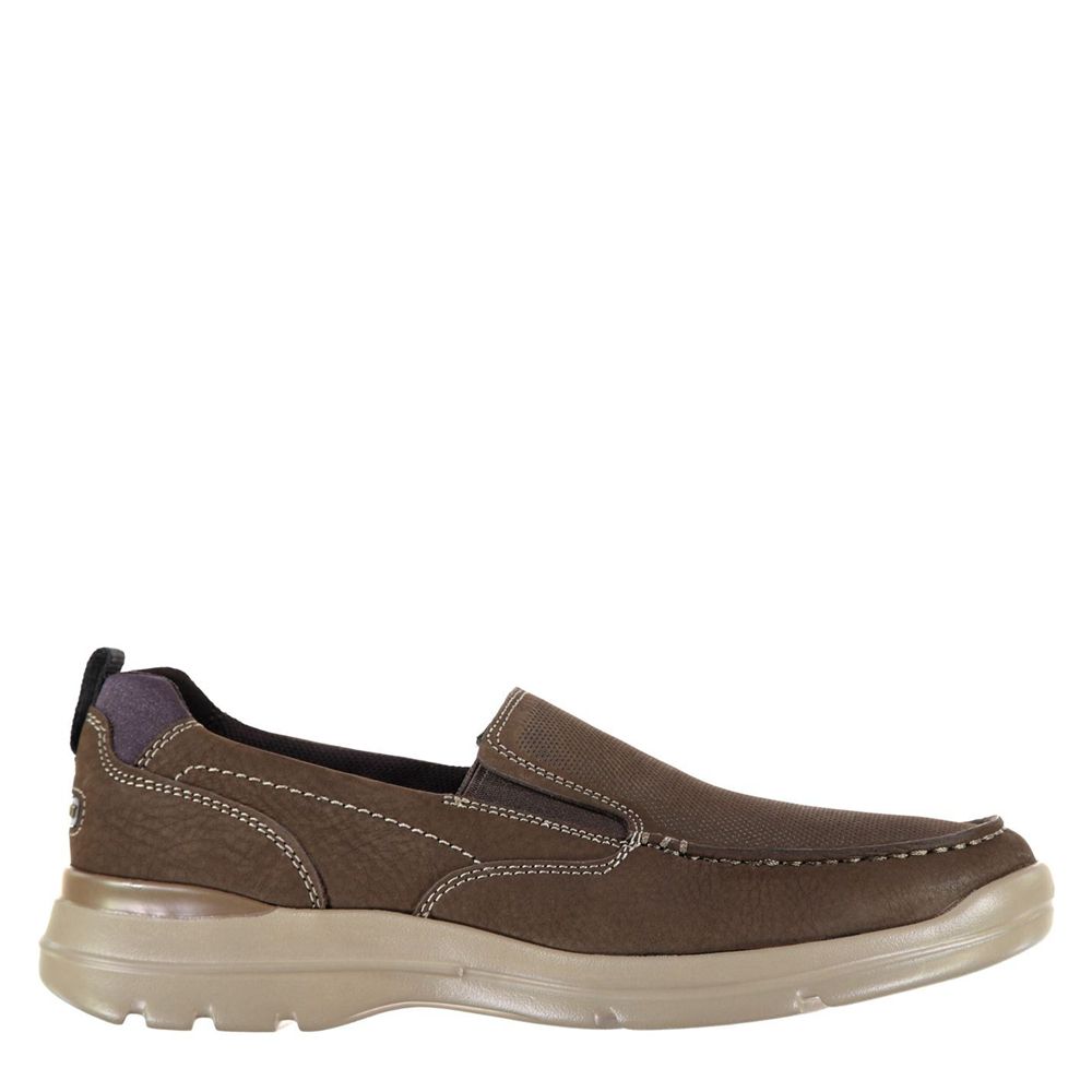 Sapatilhas Homem Rockport City Edge Slip-On Marrom,Portugal VPJME-8519